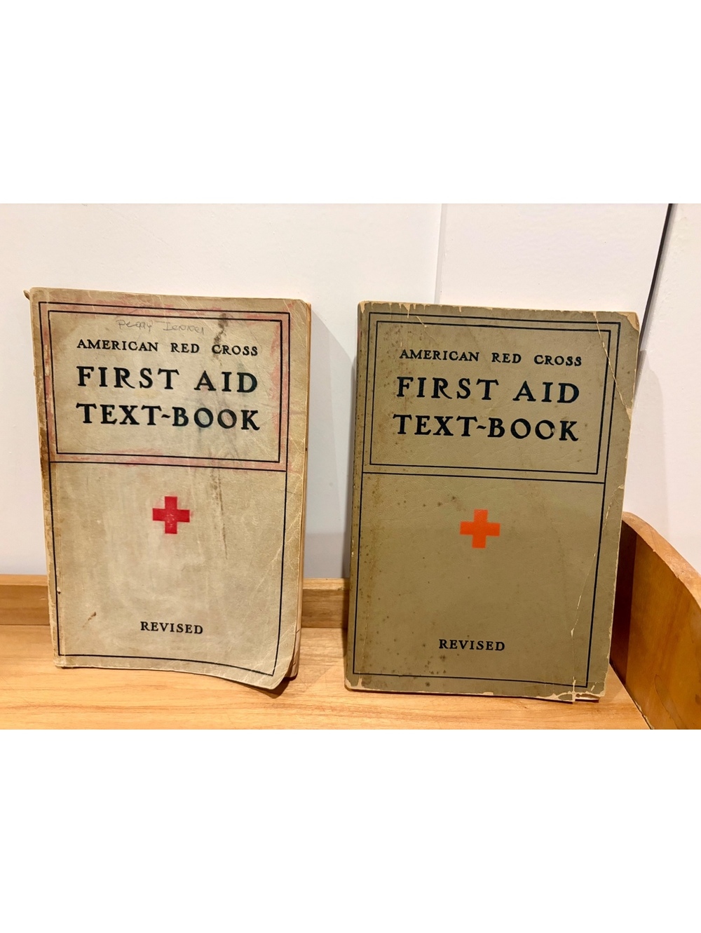 Vintage 1930s American Red Cross First Aid Textbooks Lot of 2 Revised 1940